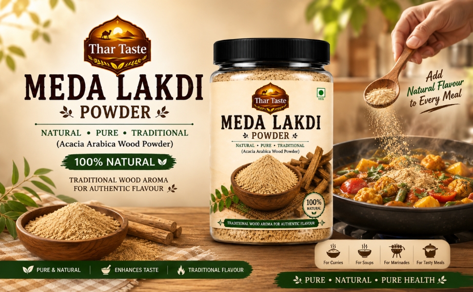 Thar Taste Meda Lakdi | 1000G | Fresh & Premium Quality | Ready to Use | Natural Ingredients