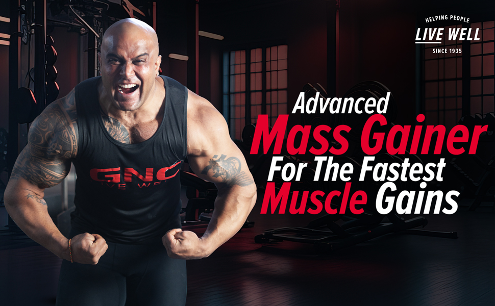 GNC Amp Mass Xxx Gainer Powder|2 Kg|Boosts Lean Muscle Gains|Amps Up Workout Results|50G Protein|10G Bcaa|127.5 G Carbs|3G Creatine|Chocolate, 1 count, 9 servings