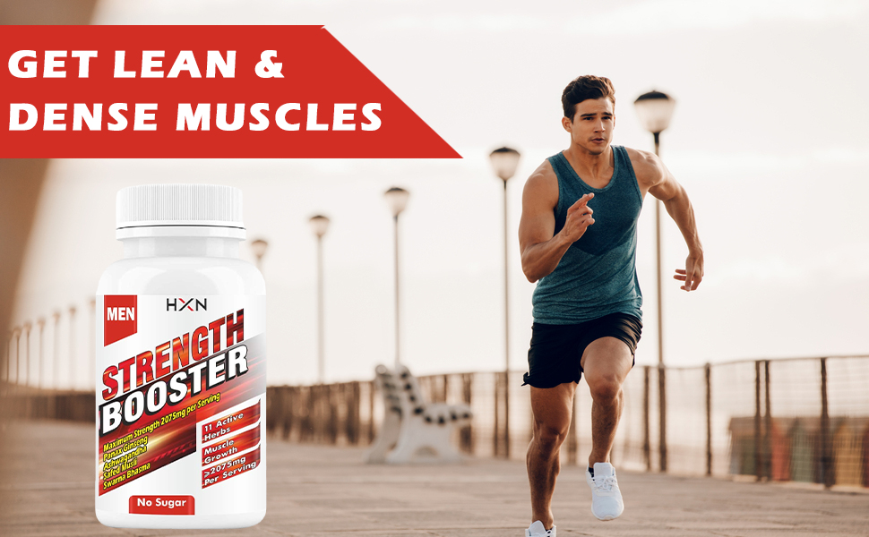 HXN Testosterone Booster For Men For Gym, Pre Workout, Stamina And Energy With Safed Musli Helps Improve Circulation, Lean Muscle Mass, Testo Boost Supplements-60 Testron Tablets (Pack 1)