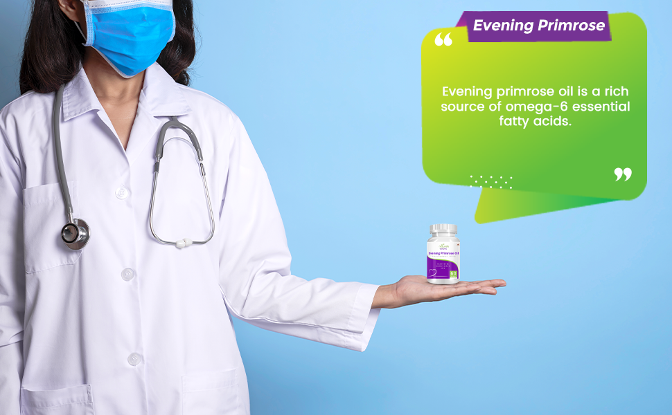 nature's velvet Evening Primrose Oil (1000 mg; 60 Softgels)