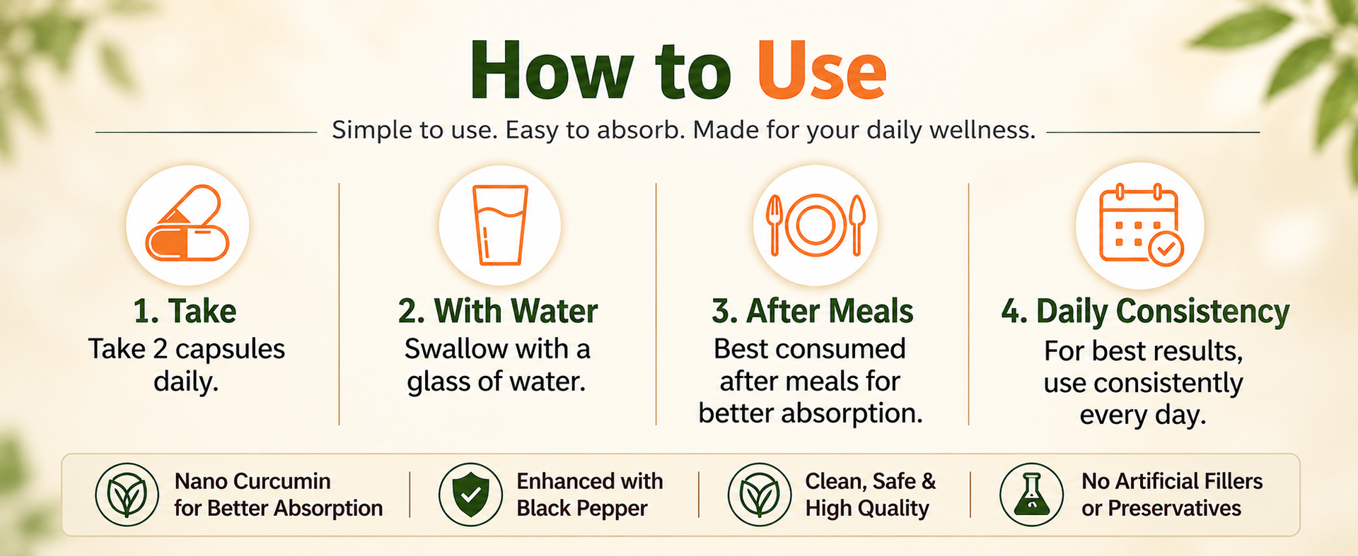 Nano Curcumin Capsules 650mg | 95% Curcuminoids with Piperine & Black Pepper Extract | Joint Support, Immunity & Antioxidant | Lab-Tested, Veg | 60 Capsules
