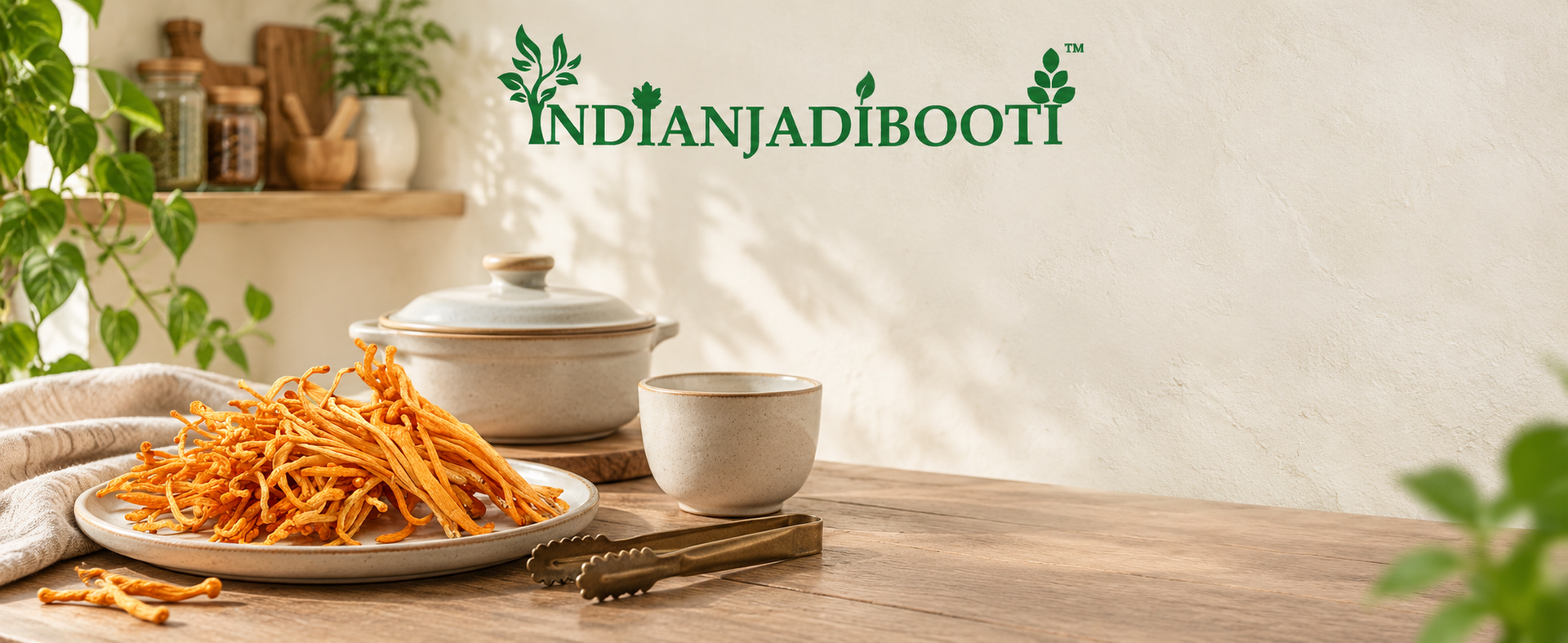 IndianJadiBooti Cordyceps Militaris (Kida Jadi) | Premium Dried Fruiting Bodies | "Himalayan Gold" for Extreme Energy (ATP), Stamina & Lung Health | High Cordycepin Superfood | 100% Vegan & Lab-Cultured (Instant Powder - 15g)