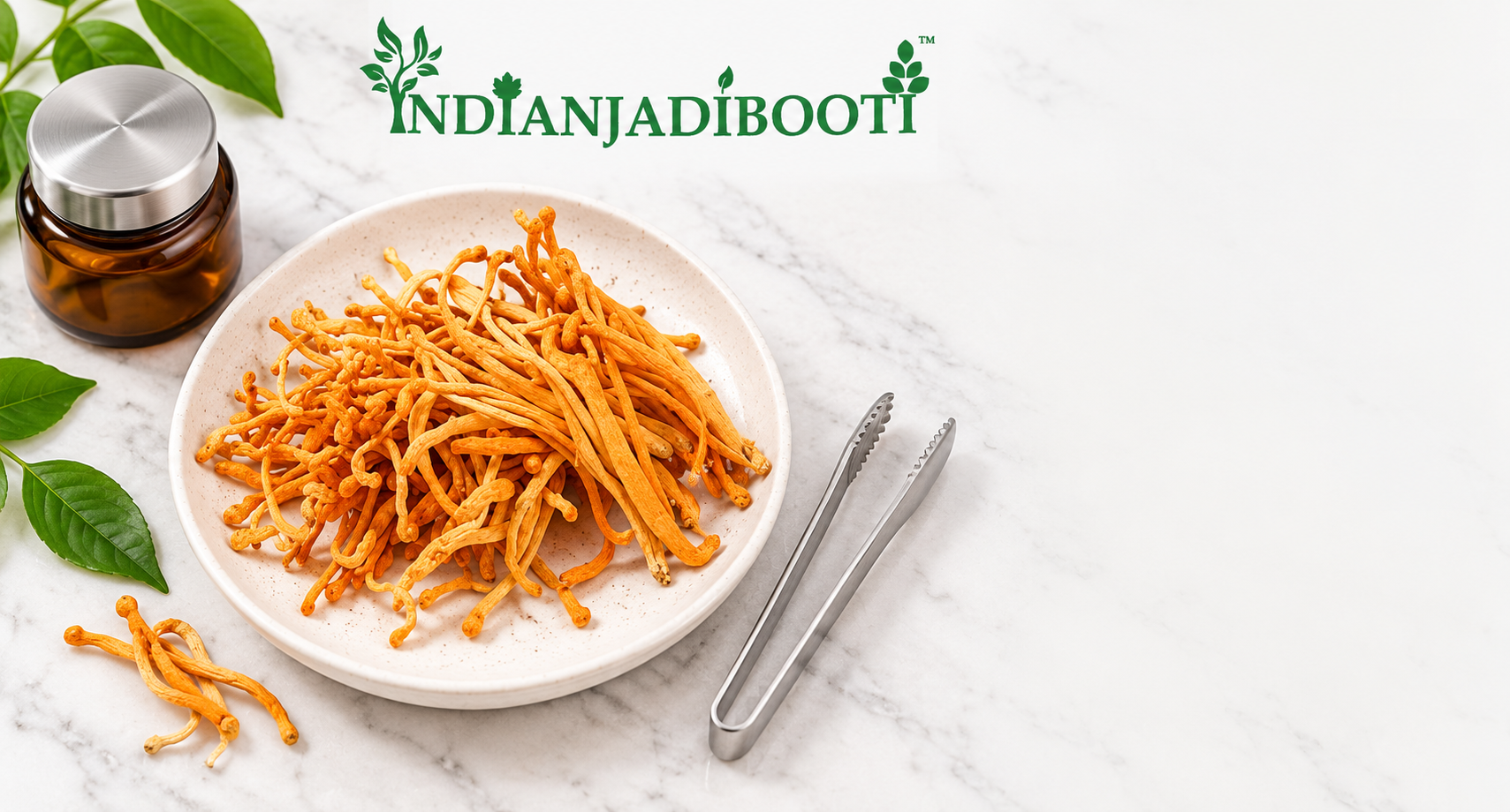 IndianJadiBooti Cordyceps Militaris (Kida Jadi) | Premium Dried Fruiting Bodies | "Himalayan Gold" for Extreme Energy (ATP), Stamina & Lung Health | High Cordycepin Superfood | 100% Vegan & Lab-Cultured (Instant Powder - 15g)