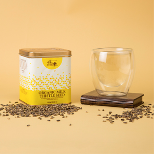 The Indian Chai - Organic Milk Thistle Seed 250g, Silymarin Rich Antioxidant Superfood for Liver, Kidney, Cholesterol & Blood Sugar Support | Caffeine Free Herbal Tea