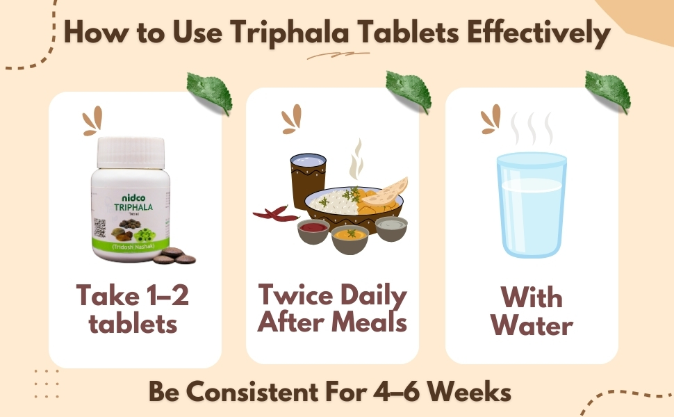 Triphala 180 Tablets