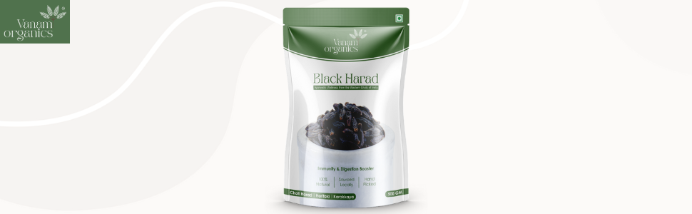 Vanam Organics Black Harad (Haritaki/Terminalia Chebula)