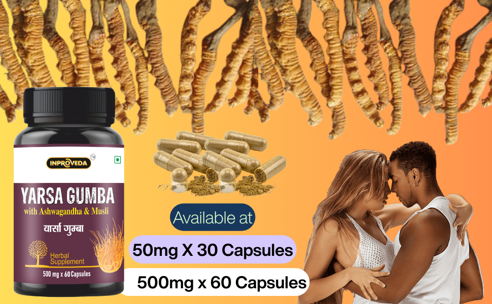 Yarsagumba Mushroom For Immunity weekly capsules - 500mg X 60Capsules