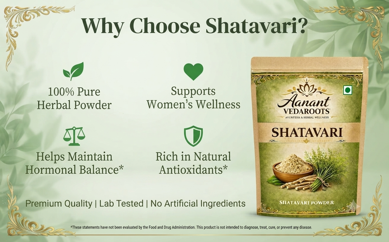 Shatavari Root Powder | Pure Ayurvedic Herbal Powder | Women Wellness Support | 100g