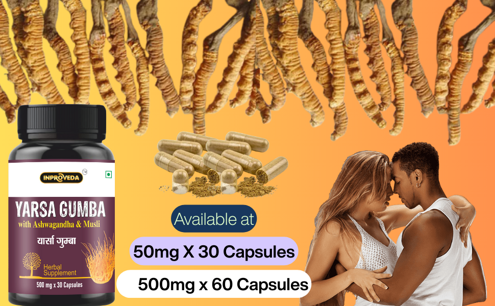 Yarsagumba Mushroom For Immunity weekly capsules - 500mg X 30Capsules
