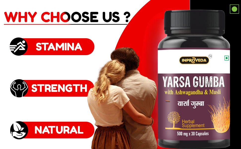 Yarsagumba Mushroom For Immunity weekly capsules - 500mg X 30Capsules