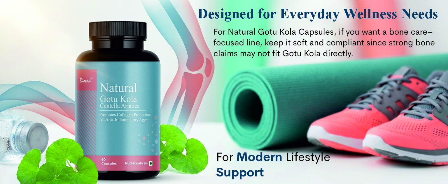 Gotu Kola Herbal Supplement 60 Veg Capsules | Centella Asiatica Extract 300mg | Supports Healthy Skin, Cognitive Wellness, Mental Focus, Memory Function & Daily Nutritional Support