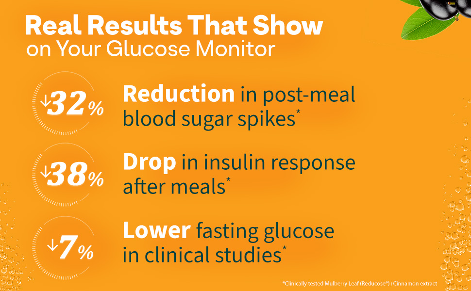 OZiva Sugar Support Effervescent, Blood Sugar Control, 15 Tabs