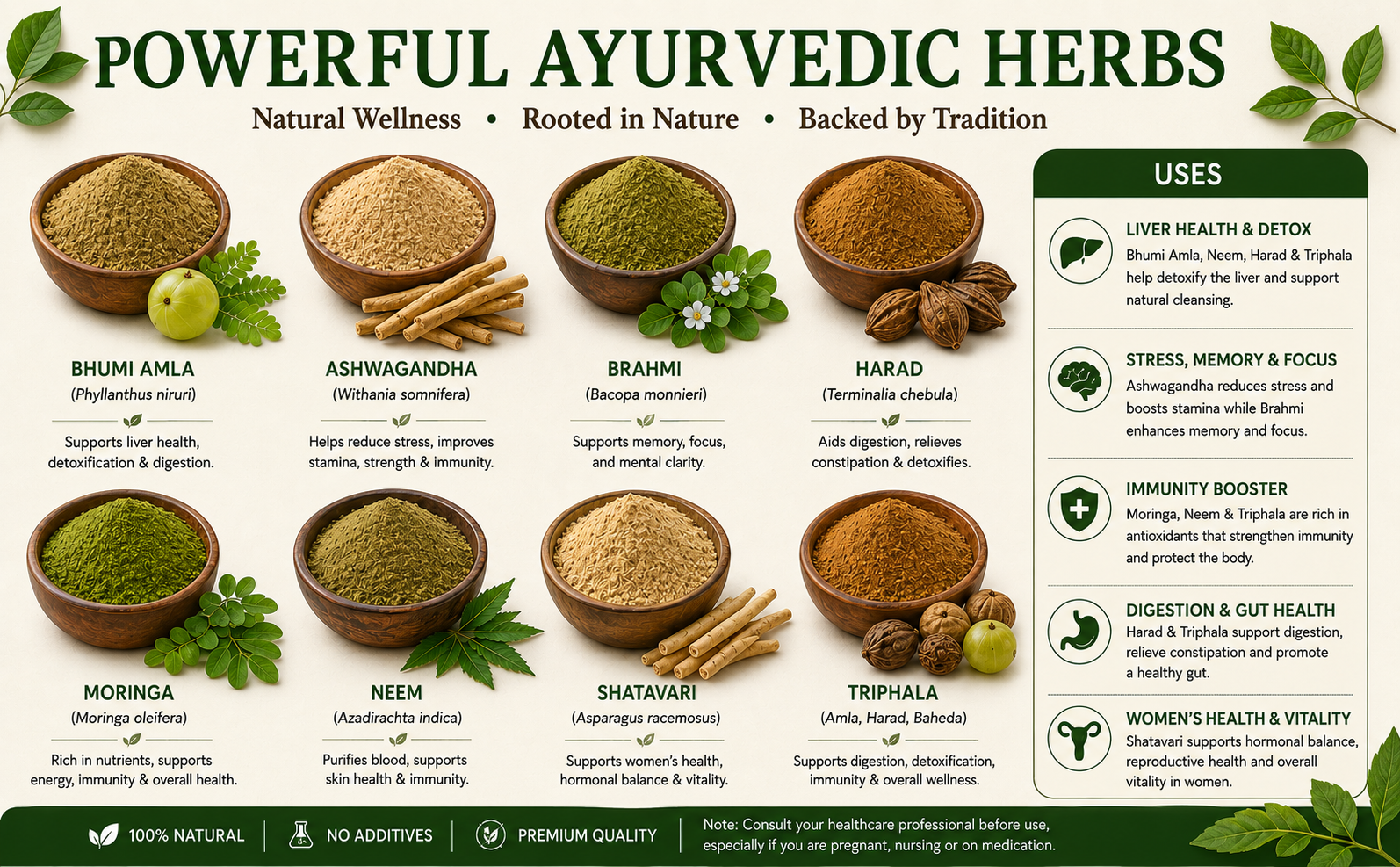 Haritaki Powder (Harad Powder) 200g | Organic Terminalia Chebula Powder | Ayurvedic Herbal Supplement | Pure Herbal Wellness Powder | Vegan & Plant-Based Nutrition