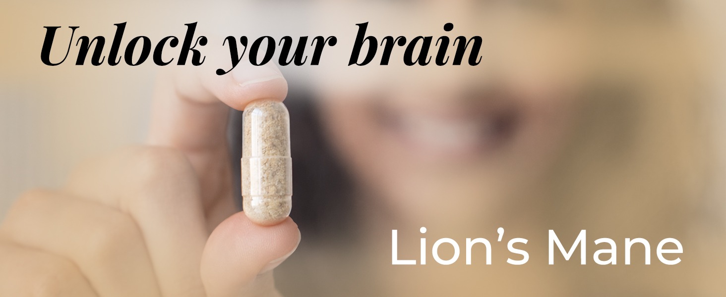 Rooted Lion’s Mane Mushroom Extract Capsules – 38% Beta Glucan, Fruiting Body, 3rd Party Tested, Brain Support for Focus, Memory & Mental Clarity – 120 Veg Caps