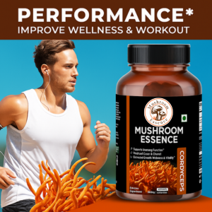 Cordyceps Mushroom | Cordyceps Militaris Extract 500mg-30 capsules | Natural Energy and Endurance Booster - Capsules 30% Beta Glucan