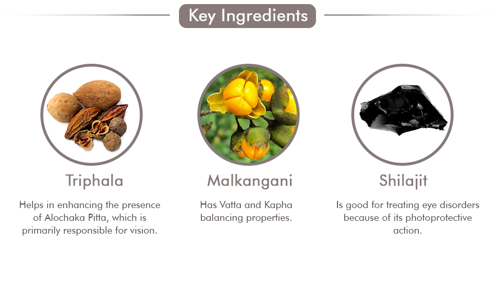 Amrutam Eyekey Malt | Vedic Herbal Remedy for Eye Health | Improves Vision, Reduces Redness, and Balances Doshas | Contains Triphala, Gajar, Bel, Brahmi & Jatamansi