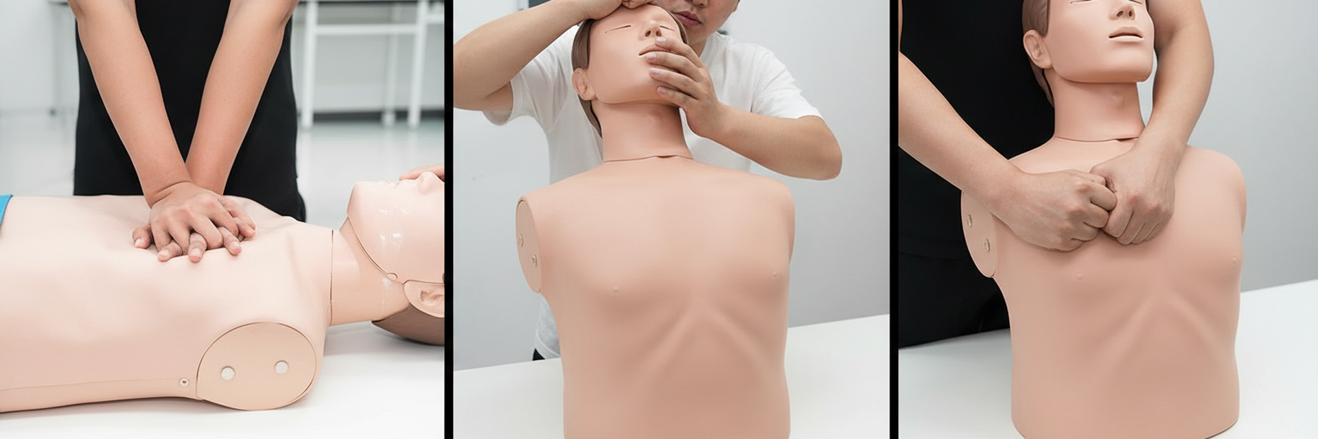 ELZEM Adult CPR Training Mannequin Rubber Mannequins First Aid Training in Cardiopulmonary Resuscitation for Teaching Training A