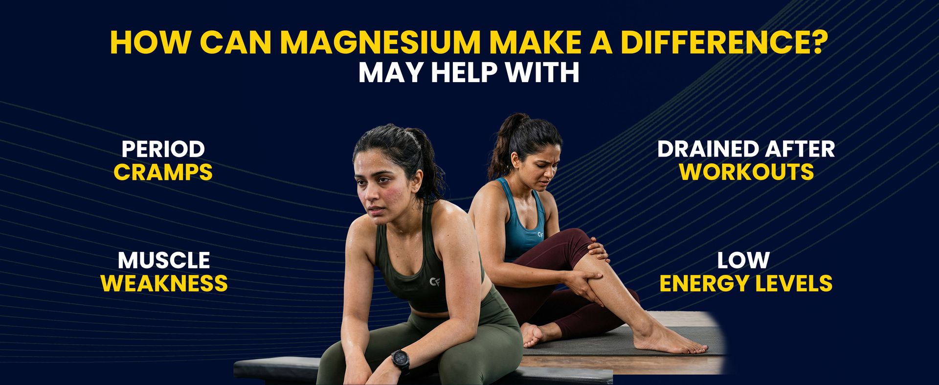 Carbamide Forte Magnesium Glycinate for Women 1682mg | Magnesium supplement for women with Vitamin D3 & B12 | High Absorption Formula For Muscle Recovery, Sleep & Bone Health | 60 Veg Tablets