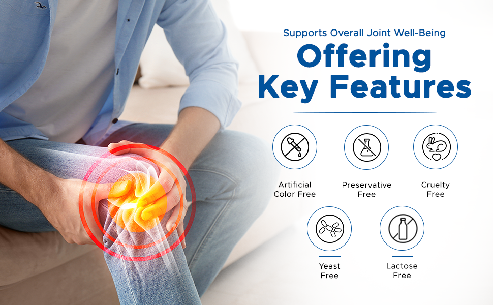 Jointace C2 Plus Tablets With Collagen 2, Glucosamine, Vitamin D, Rosehip Extract To Provide Joint Support & Strength, Reduce Joint Pain,| Nonvegetarian 10 Tablets (Pack Of 2) (2 STRIP)