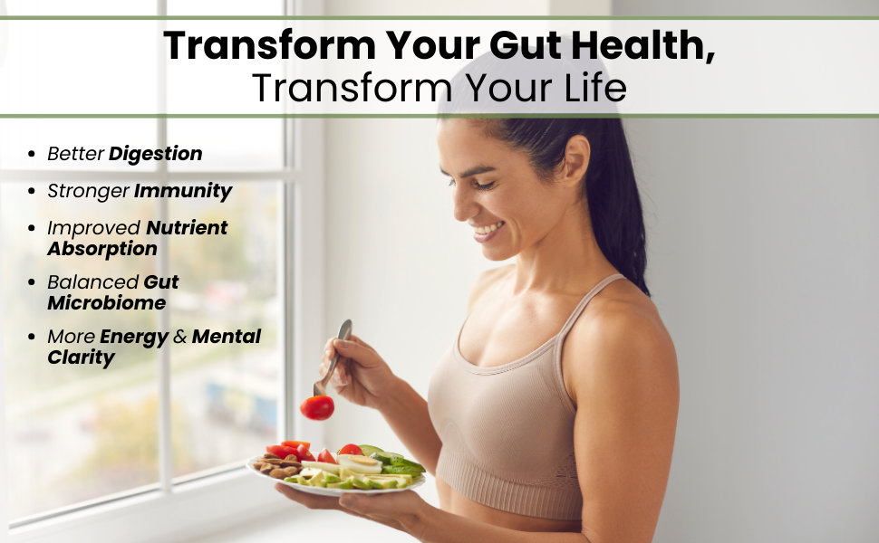 Premium Probiotic 50 Billion CFU | 20 Strains + Prebiotic FOS + L-Glutamine + Vitamin C & Zinc | Supports Digestion & Bowel Movement | Helps Gas, Bloating & Constipation | Individually Sealed ALU-ALU Blister – Maintains Live Bacteria Till Consumption | 30 Veg Capsules