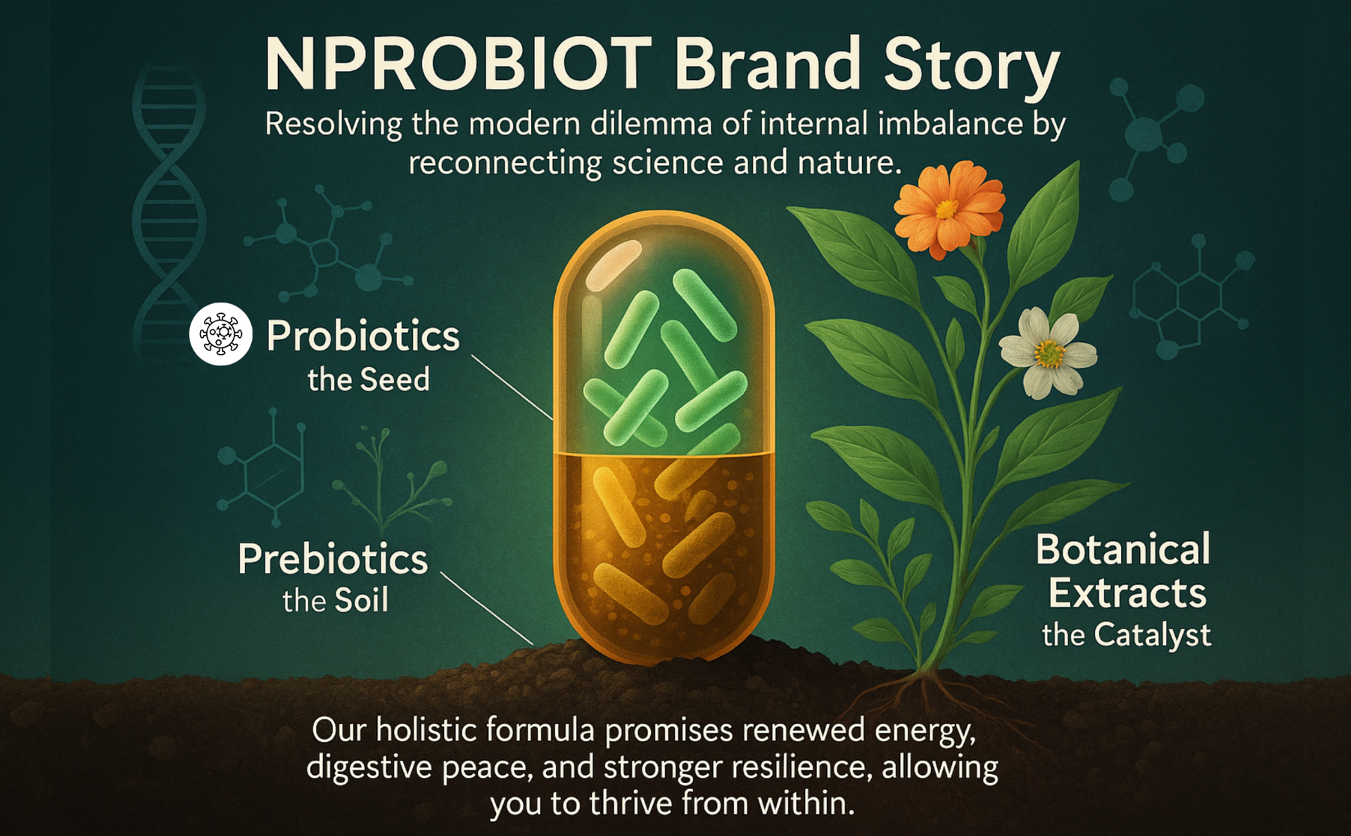 Mental Health Probiotics & Prebiotics Sachets | Stress I Anxiety I Depression I Disturbed Sleep I Cognitive health I Brain Health