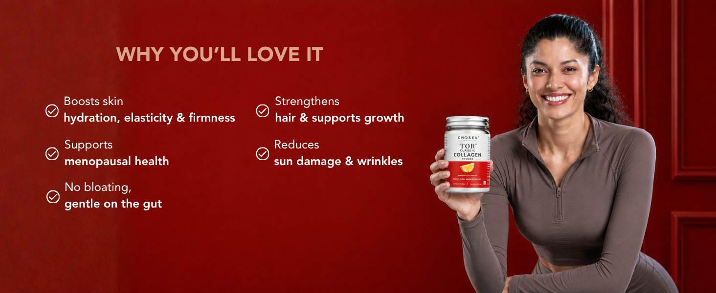 CHOSEN® TOR™ Classic Marine Collagen | Skin, Hair & Joint Health | 7 Servings