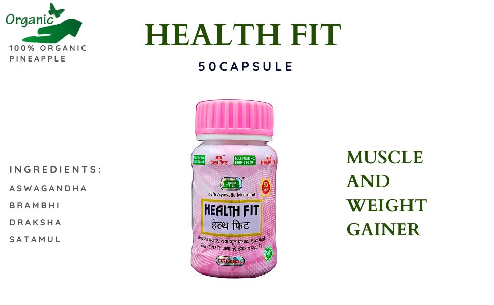 Ayurvedic Health Fit Capsule | Immunity booster | Waight gain | 50caps