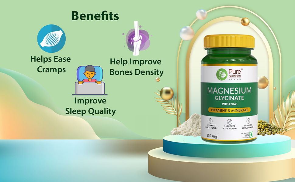 LipoMax Liposomal Magnesium Glycinate Supplement 440mg With Vitamin D3 & B12 | Magnesium Tablets For Muscle Relaxation, Sleep Support & Nerve Health - 60 Veg Tablets