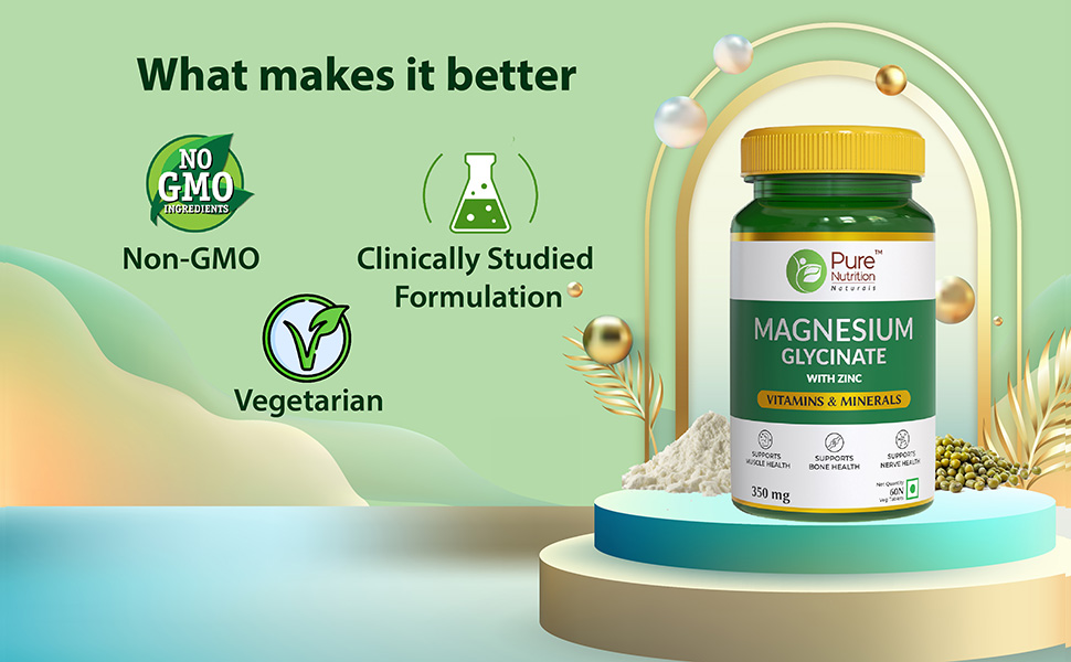 LipoMax Liposomal Magnesium Glycinate Supplement 440mg With Vitamin D3 & B12 | Magnesium Tablets For Muscle Relaxation, Sleep Support & Nerve Health - 60 Veg Tablets