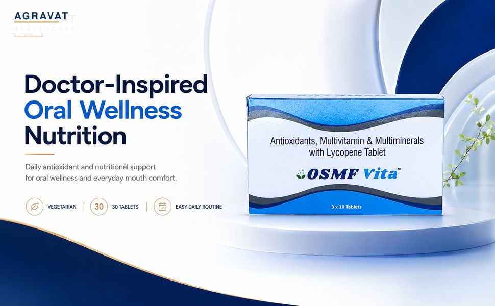 Lycopene with Antioxidants, Multivitamin, Multiminerals | for Oral Submucous Fibrosis, Joint Pain, Stiffness, Swelling and Daily Nutrition/30 Tablets