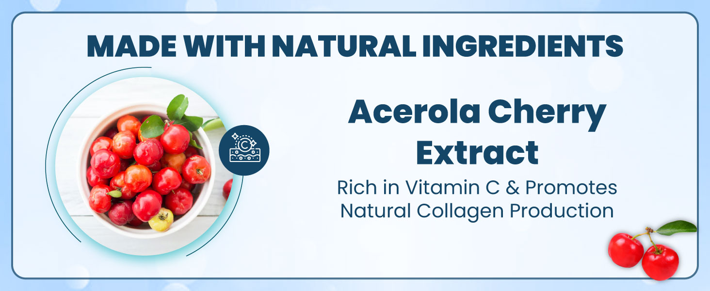 ZEROHARM Collagen Builder with Seabuckthorn, Vitamin C, Panax Ginseng & Biotin | Veg Collagen for Skin, Hair, & Joints | Plant-based Supplement for Youthful Skin | 60 Capsules
