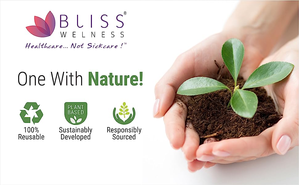Bliss Welness Organic Flaxseed Oil 2000mg | Extra Virgin Cold Pressed Omega 3 6 9 Oil | Hair Skin Heart Brain Eye Skin Joint Immune Health Supplement - 60 Softgel Capsules, 70 grams
