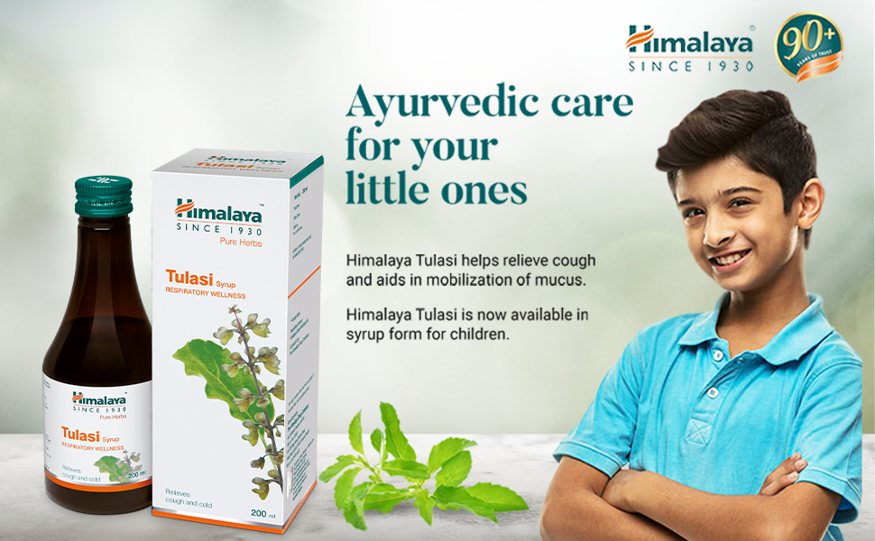 Himalaya Wellness Pure Herbs Tulasi Respiratory Wellness | Holy Basil |Relieves cough and cold| -Pack of 60 Tablets