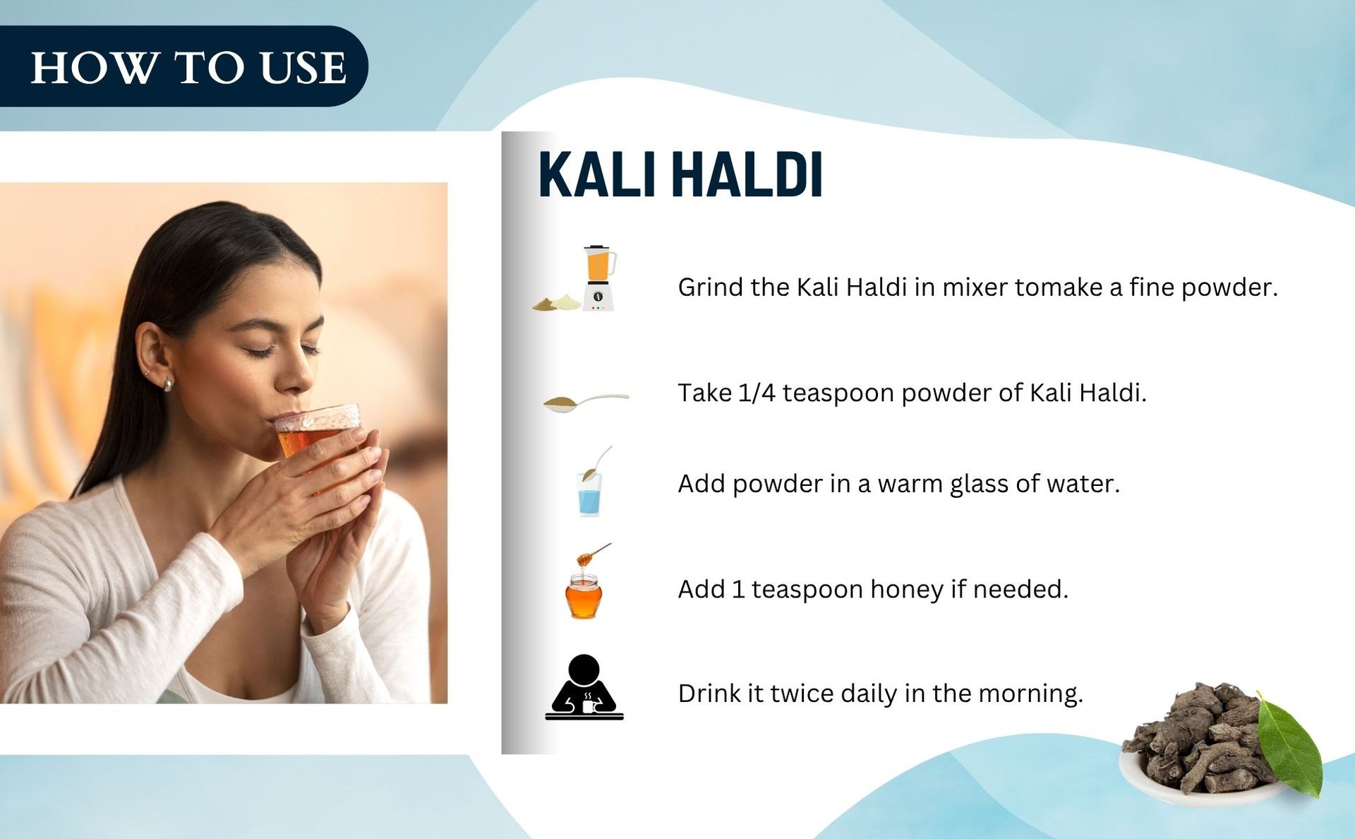 Brijbooti Kali Haldi 100gm | Black Turmeric - Narkachur - Nar Kachur - Narkchaur - Curcuma Zerumbet - Zedoary Root
