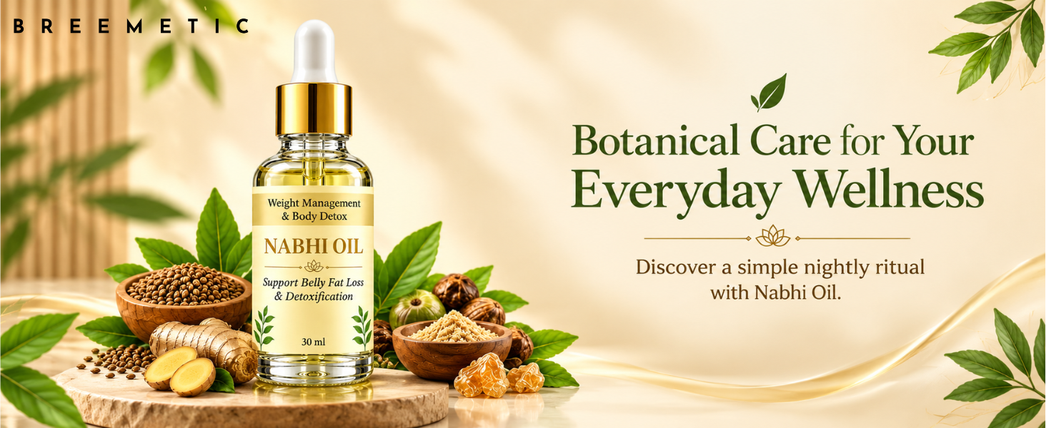 Nabhi Oil for Weight Management & Body Detox 30ml | Ayurvedic Herbal Belly Button Oil | Supports Digestive Wellness, Metabolism Balance, Relaxation & Daily Self-Care for Men & Women, 30 ML, PACK 2