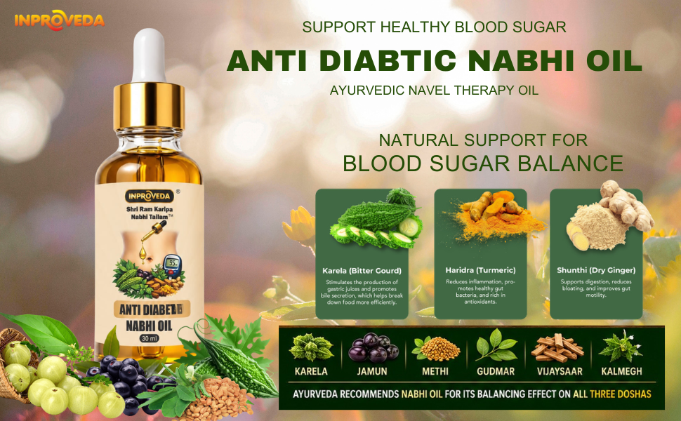 Nabhi Oil | नाभि तेल 30ml (Pack of 02) | Ayurvedic Multi Benefit Belly Button oil | For Digestion & Detox, Sleep-Inducing Stress Relief, Acne Control & Joint Comfort | 60ml