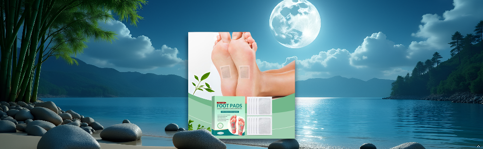 Foot Pads, 100% Natural & Organic, Absorbs Toxins & Impurities, Enhances Sleep Quality (2)
