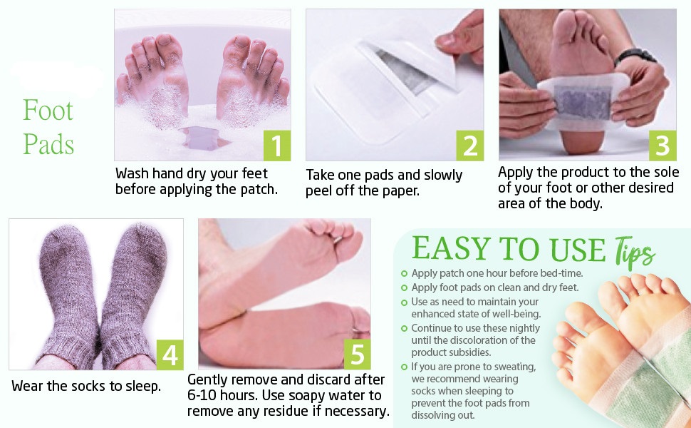 JIAVAXA Detox Foot Patches Remove Toxins Cleansing Detox Kit for Release Body Pain Free Pads Stress Relief Sleep,Natural ingredients Toxins Ginger Detox Pads Adhesive Foot (PACK OF 70)