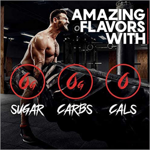 Isotonic Instant Energy Drink Formula, Extended Workout Electrolyte Energy Drink [32 Servings, Litchi Flavor] Free T-Shirt