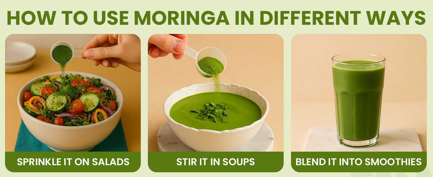 Carbamide Forte 100% Organic Moringa Powder - Moringa Oleifera - USDA Certified | Moringa Leaves Powder | Moringa Powder Organic for Immunity, Digestion & Energy | Drumstick Leaves Powder - 100g