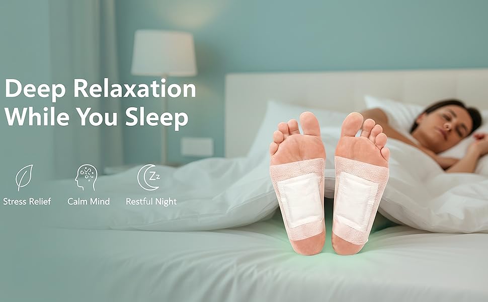 Detox Foot Pads And Patches Foot Pads For Weight Loss Foot Patch For Detoxification Ginger Foot Patch Footpad Detox Remove Toxin And Pain Relief (Pack Of 1, 10 Patches)