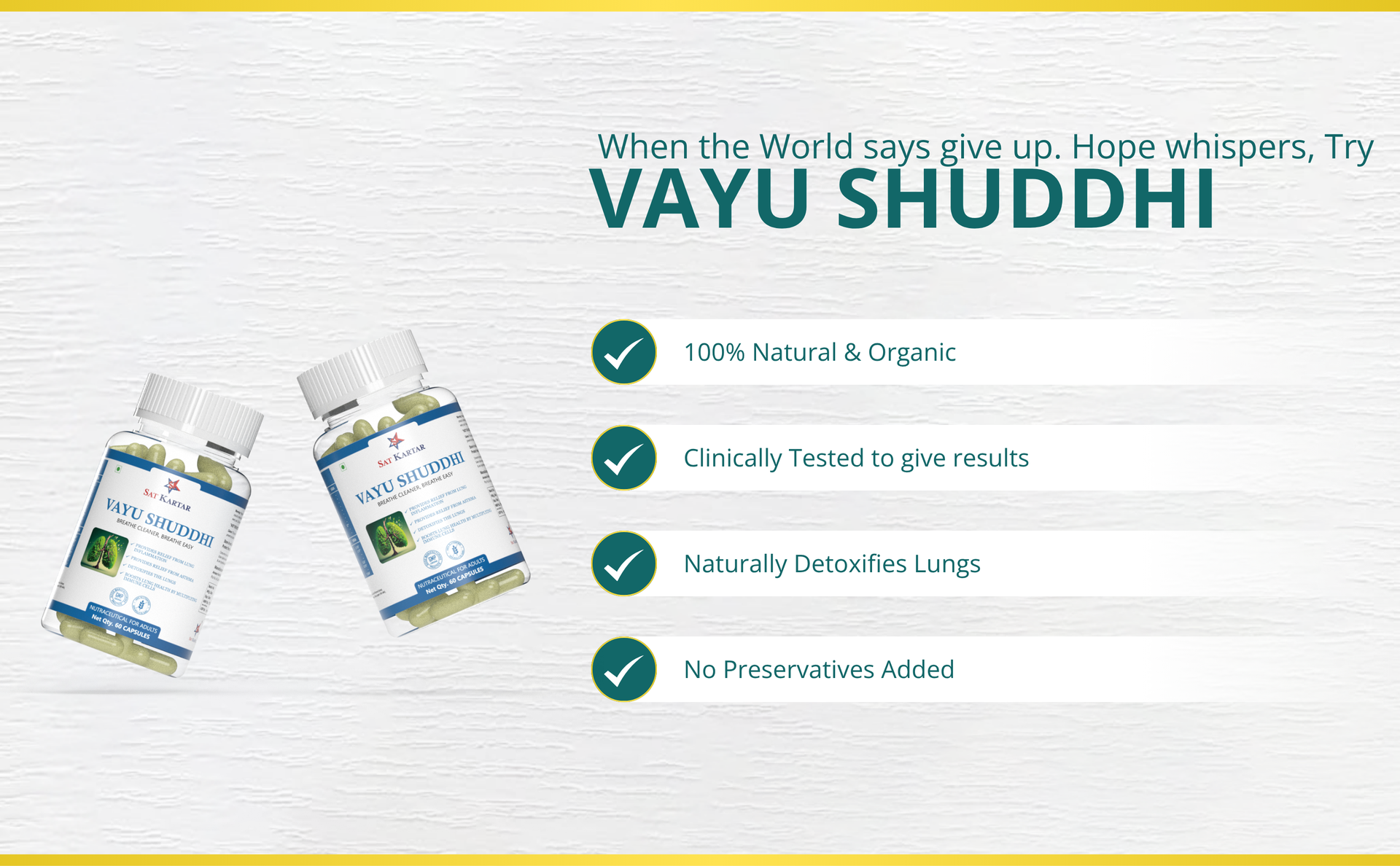 8848 Vayu Shuddhi Breathe Cleaner Capsules | Lung Detox Supplement | Made Of Pure Herbs (1 Month Pack) 60 Veg Capsules