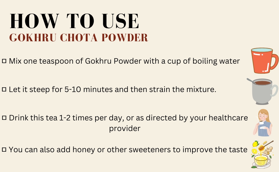 YUVIKA Gokhru Chota Powder - Gokhroo Chota - Tribulus Terrestris Seeds - Small Caltrops Powder 200 Grams