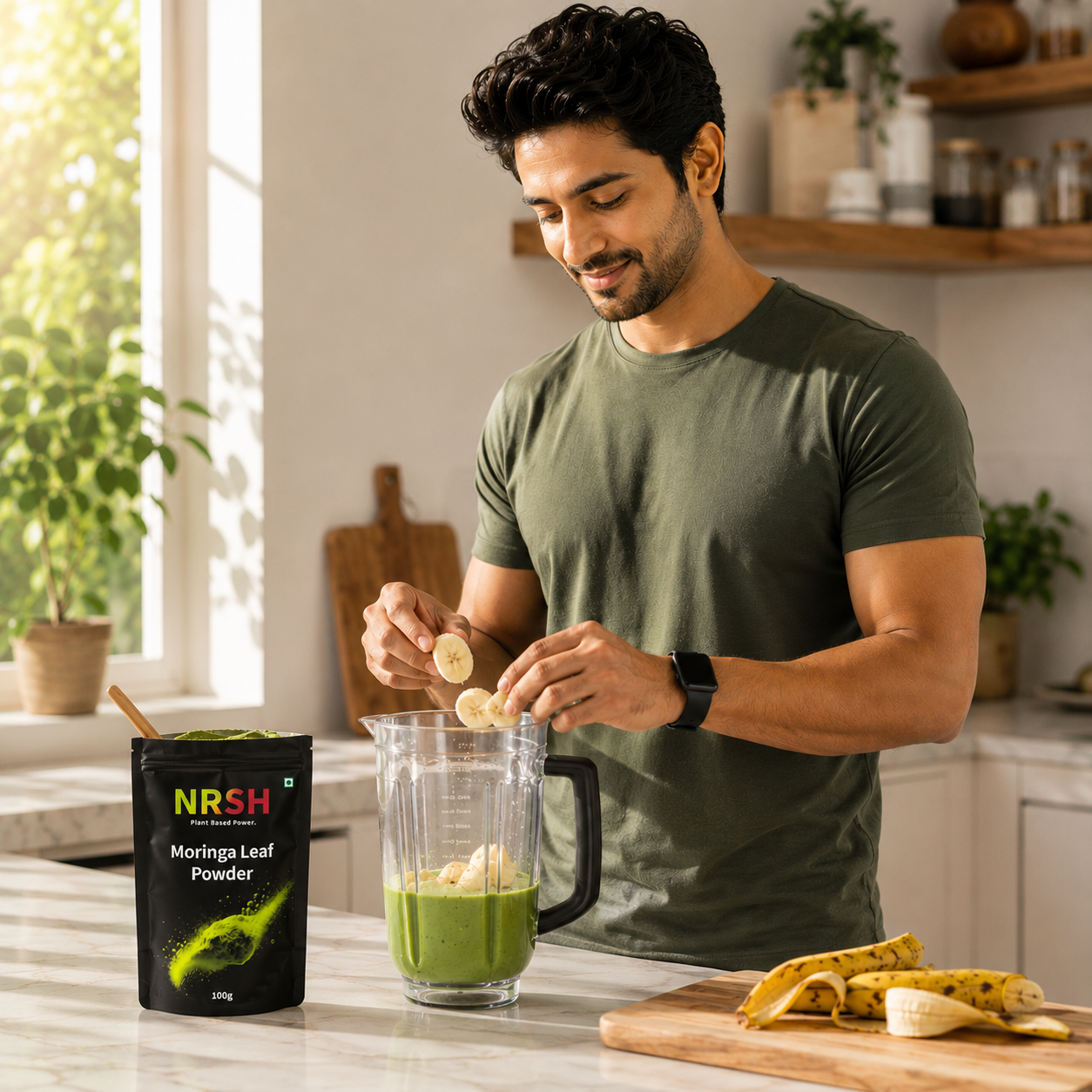 Moringa Leaf Powder | 100g | Single-Ingredient | No Artificial Additives | Vegan | Made in India