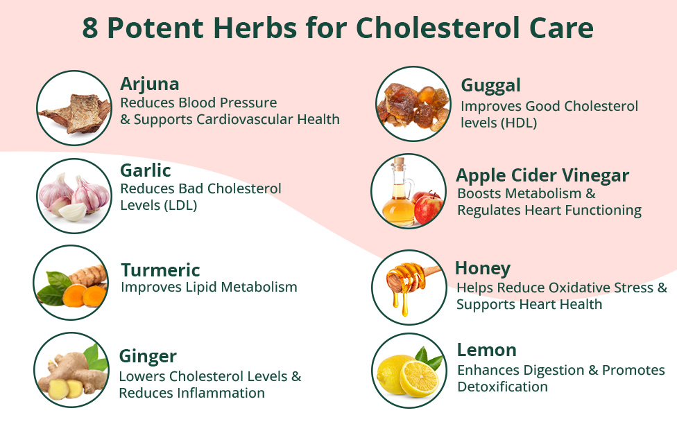 Vansaar 45+ Cholesterol Balance Juice, 1L | Cholesterol Care & Heart Health Supplement with Arjuna, Garlic & 6 Potent Herbs | Ayurvedic Supplement for 45+ Adults