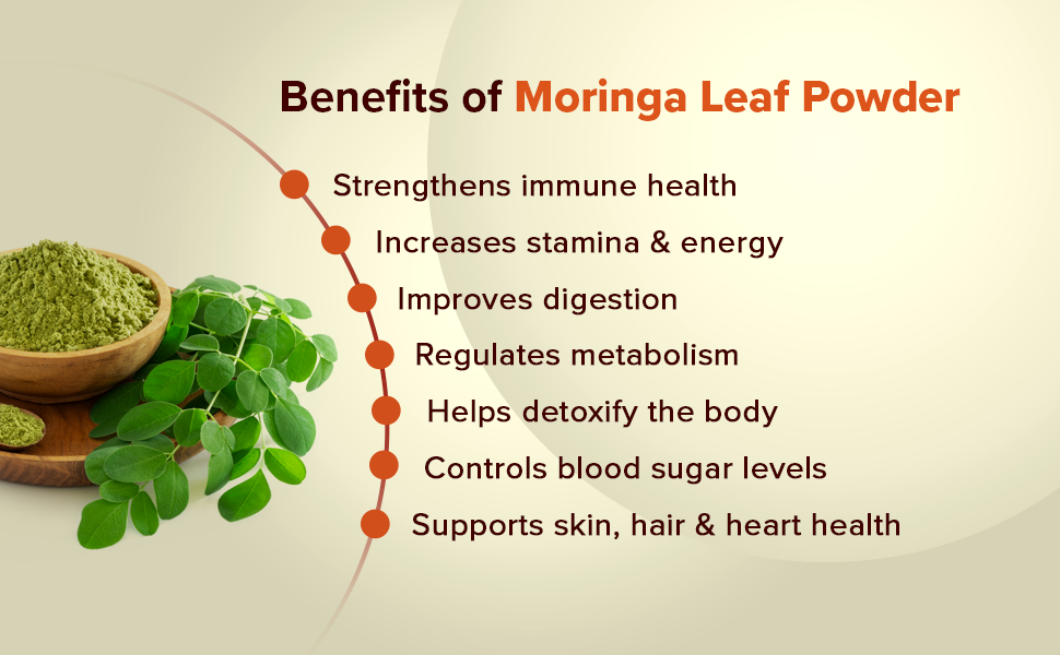 Jiva Moringa Tablets | Boosts Immunity, Energy & Digestion | Supports Heart Health, Skin & Hair | 100% Ayurvedic & Organic - 60 Tablets (Pack Of 1)