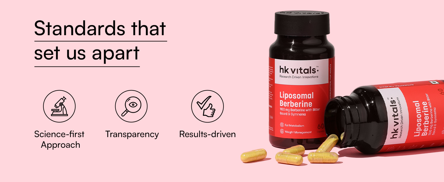 hk vitals Liposomal Berberine, 60 Capsules