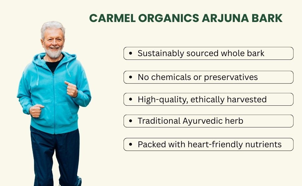 CARMEL ORGANICS Arjun ki Chaal 350 g Raw