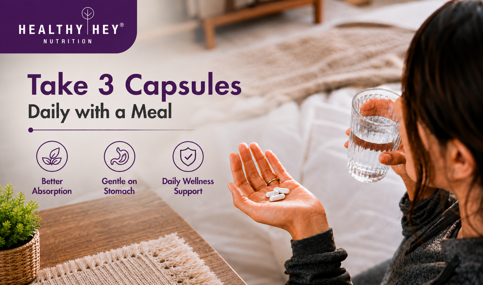 HealthyHey Nutrition Magnesium Complex - 370 mg/serving - 90 Veg Capsules