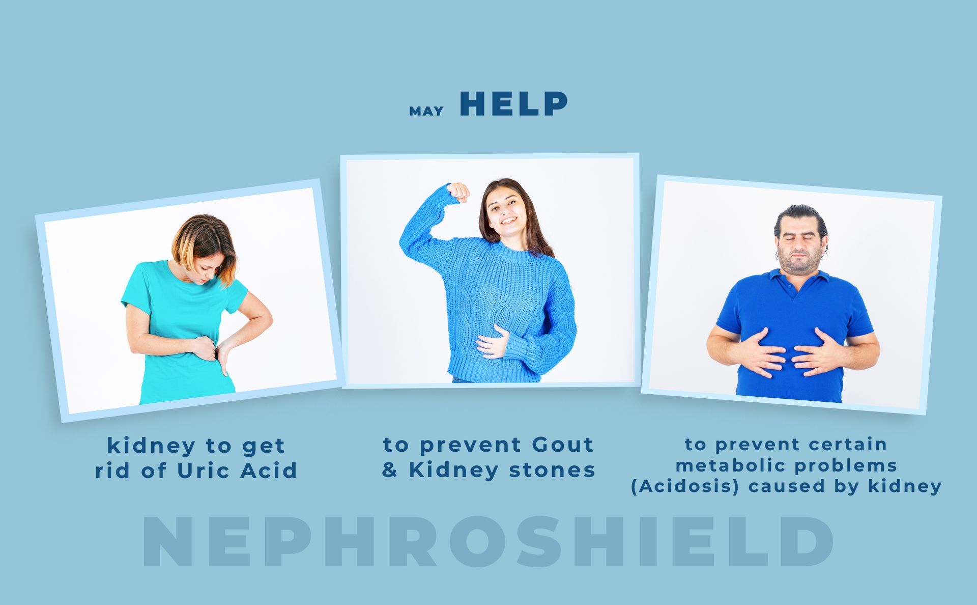 HappyMillions Nephroshield Kidney Detoxify Health Supplement 60 Tablets | May help with Stones, Gout, Uric Acid and Kidney Health